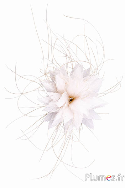 Haarschmuck - Ø 15 cm - creme